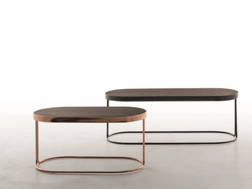 CORA - Oval coffee table for living room by Tonin Casa - view 2